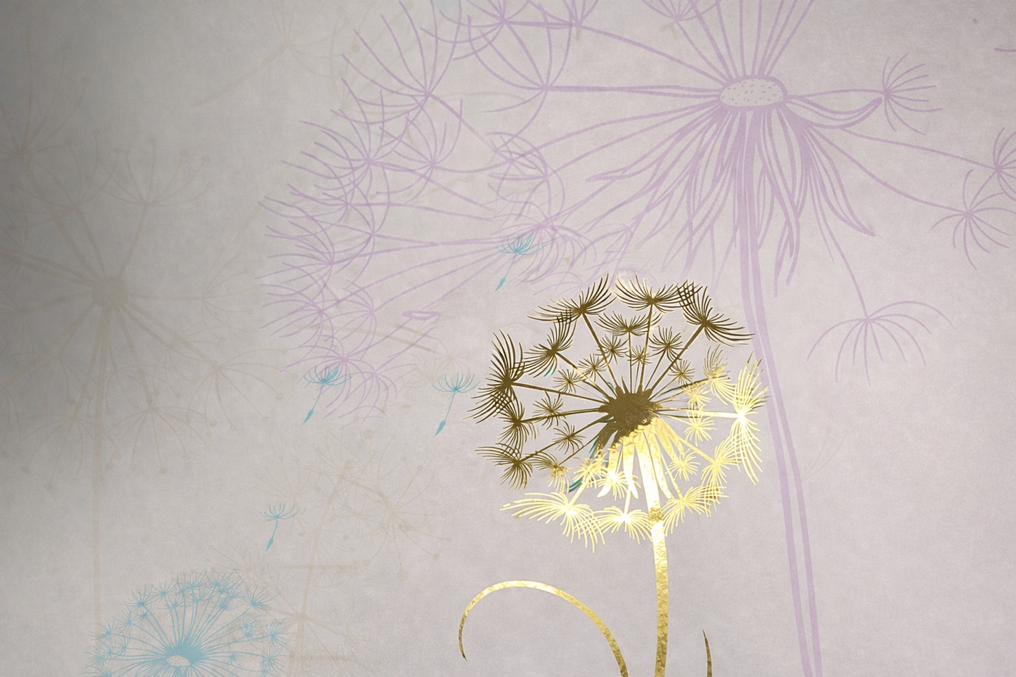 Crowned by Allāh - Gold foil