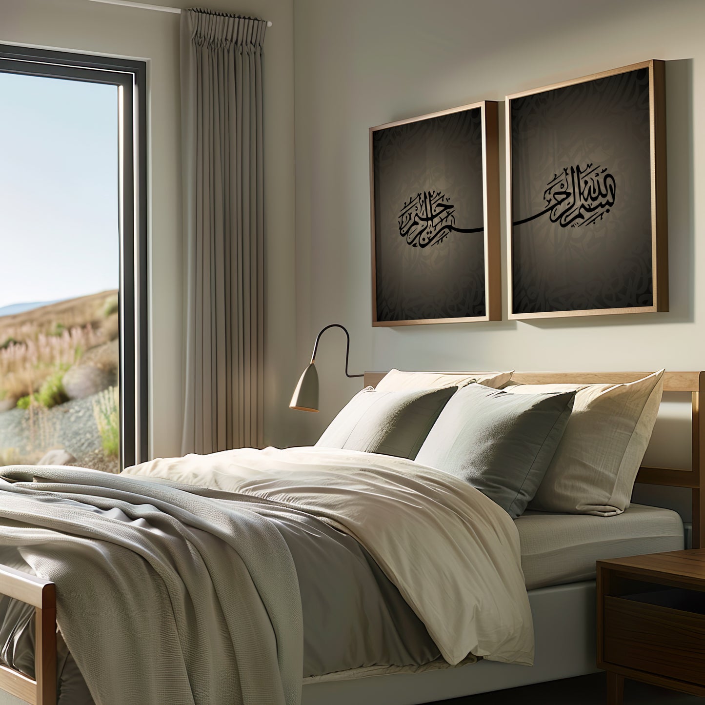 Split Basmallah Arabesque