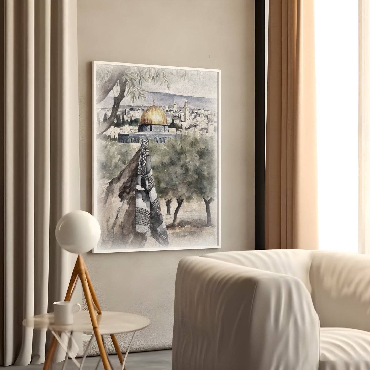 Keffiyeh Olive Tree Al-Quds