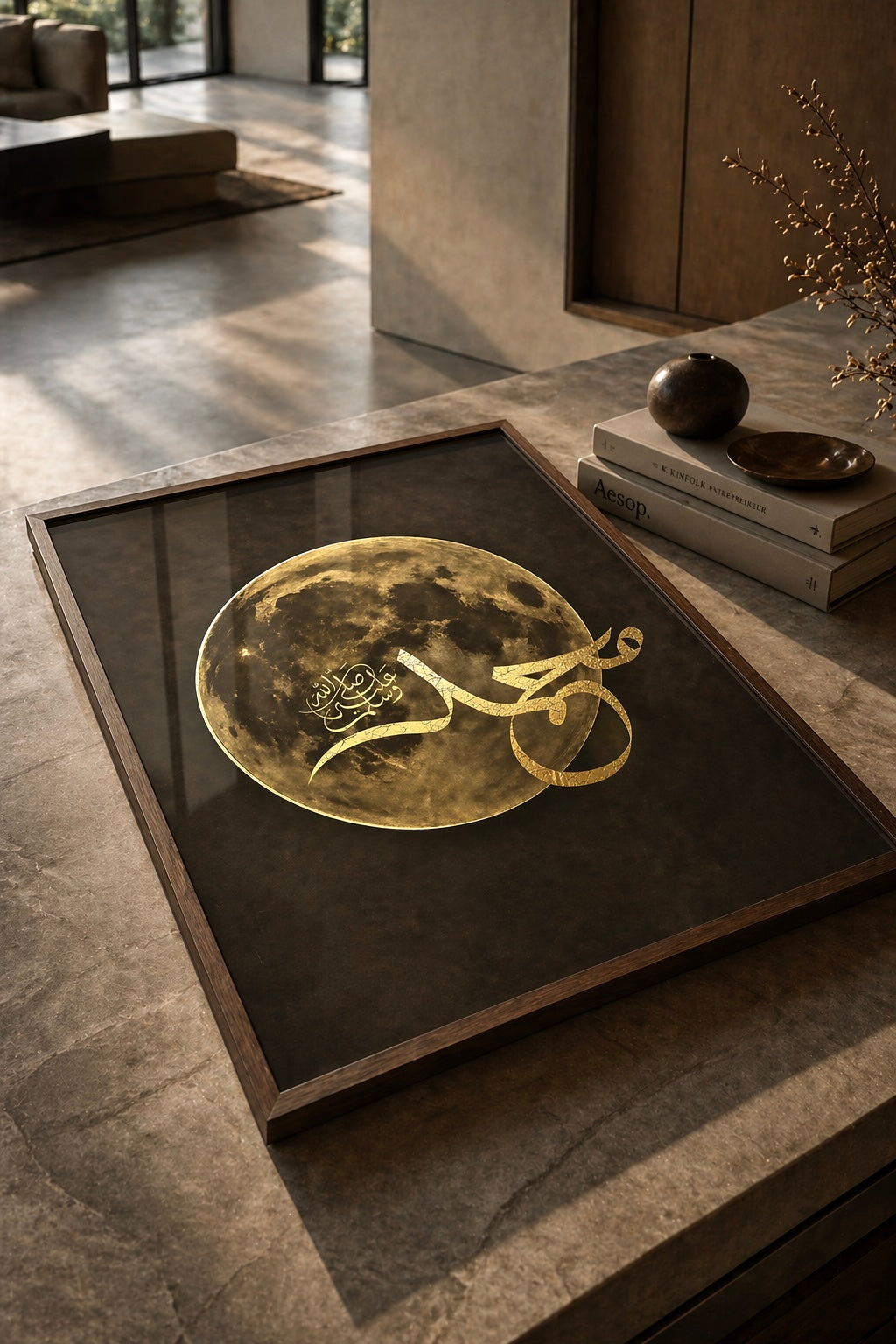 Qamarūn Umber - Gold foil