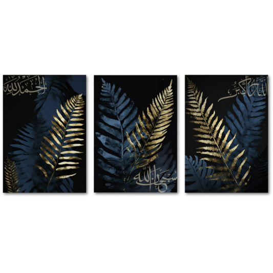 Dhikr Ferns (navy)