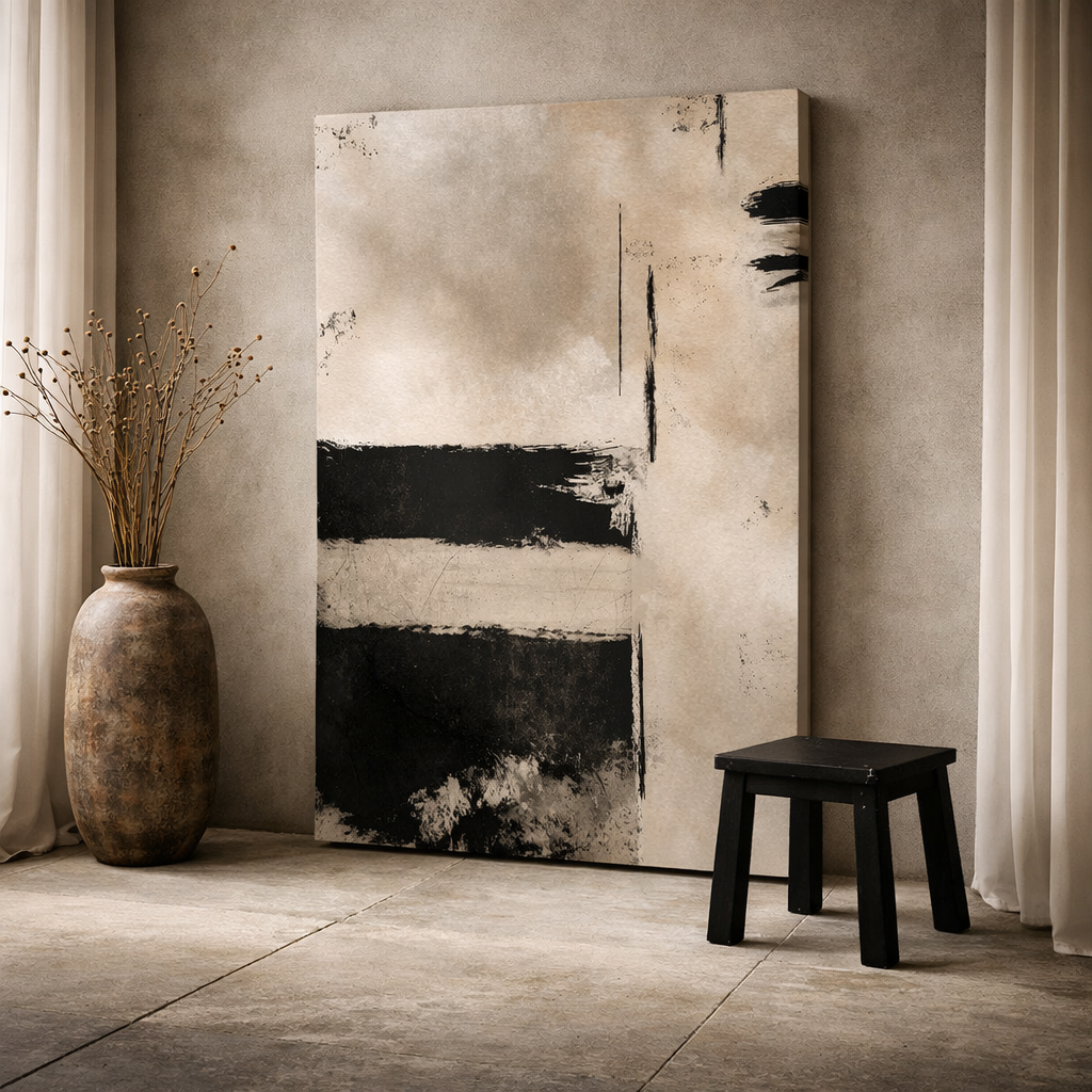 Wabi Sabi Kaa’ba Canvas