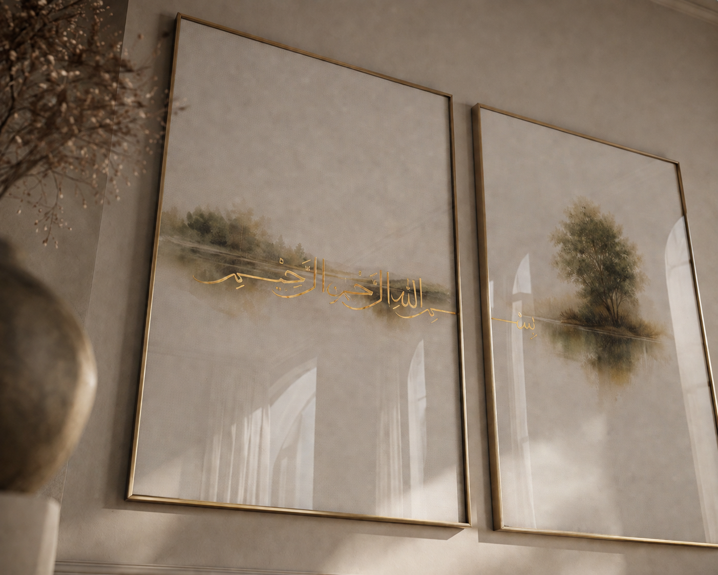 Stillness in His Name - Gold foil