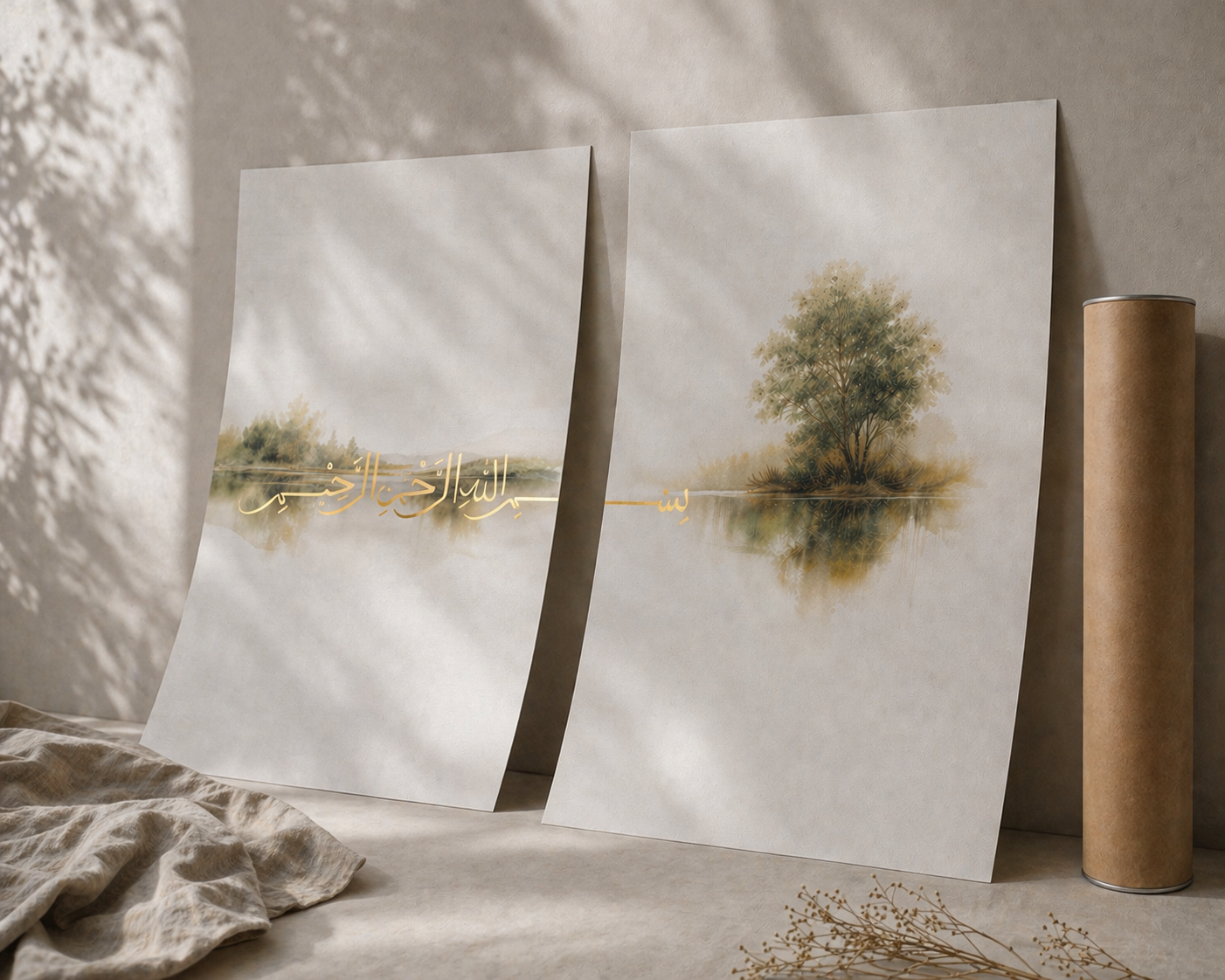 Stillness in His Name - Gold foil