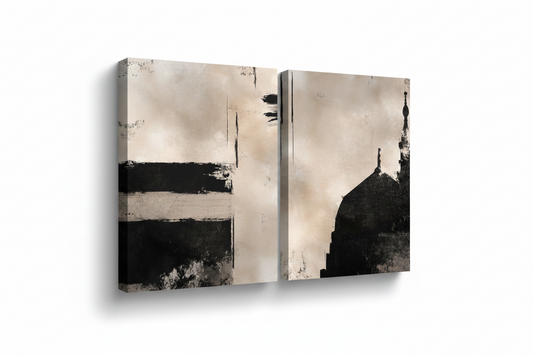 Wabi Sabi Al-Haramain Canvases
