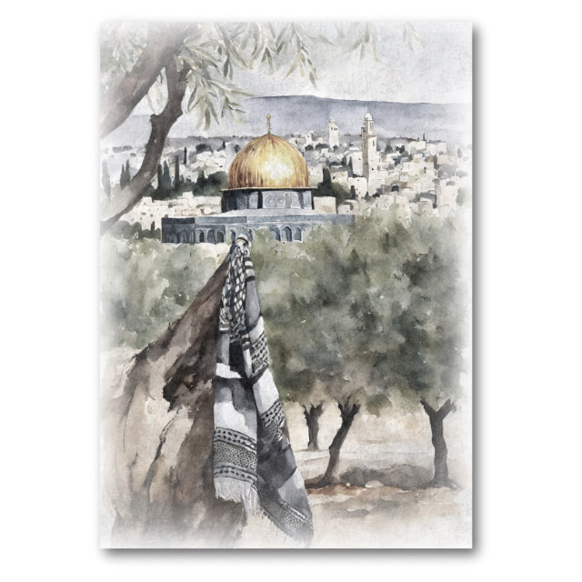 Keffiyeh Olive Tree Al-Quds