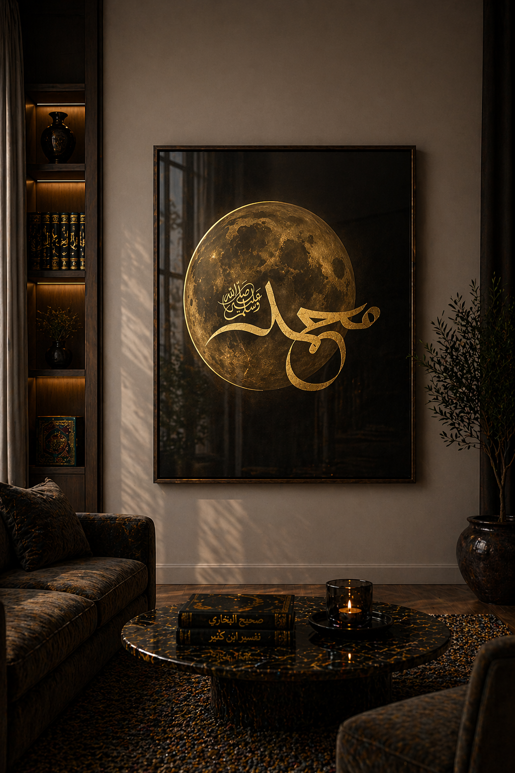 Qamarūn Umber - Gold foil