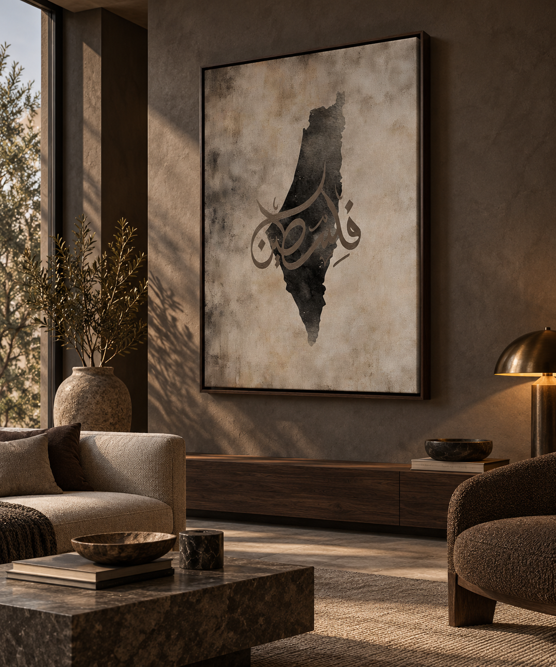 Vintage Palestine Canvas