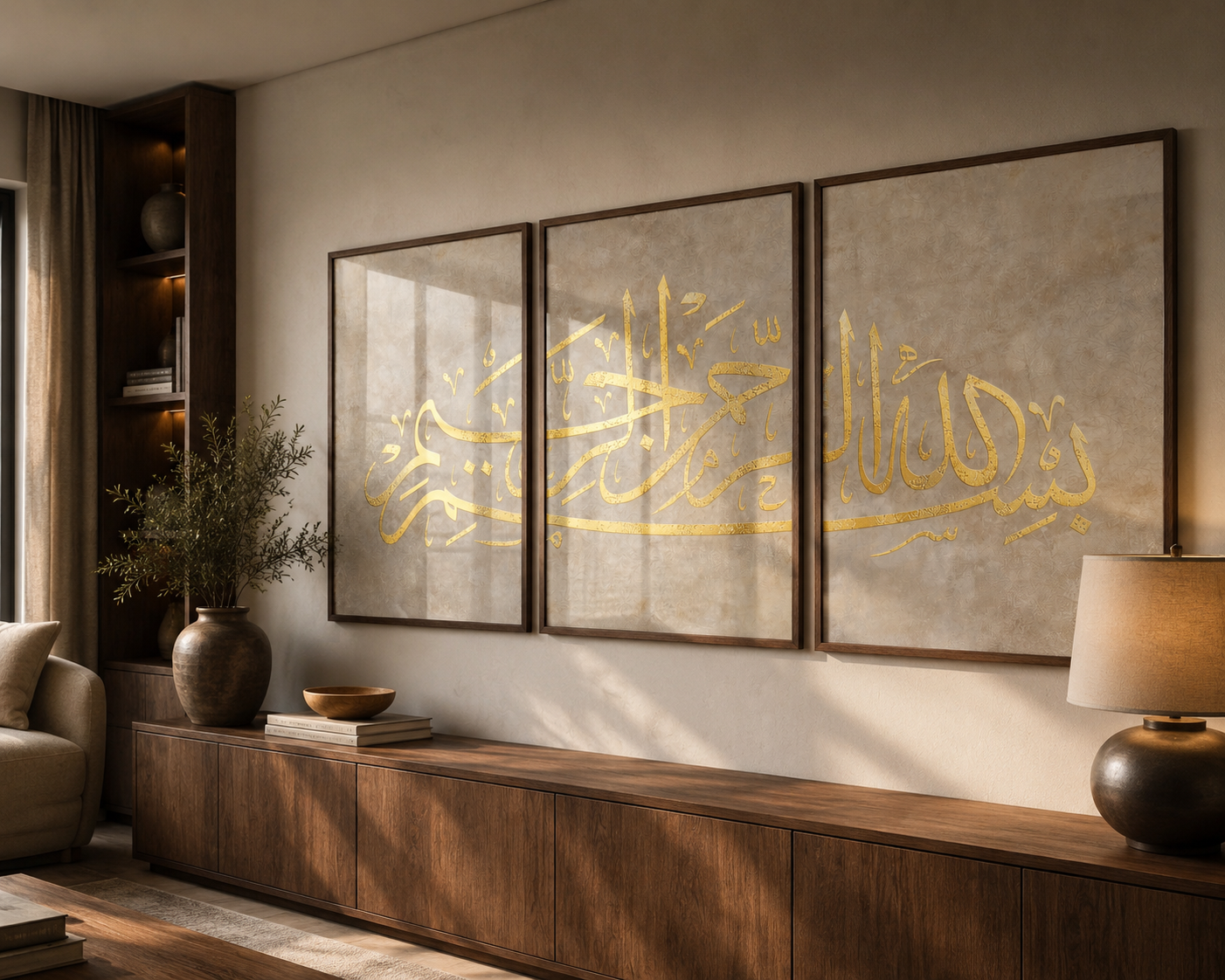 Vintage Basmallah - Gold foil
