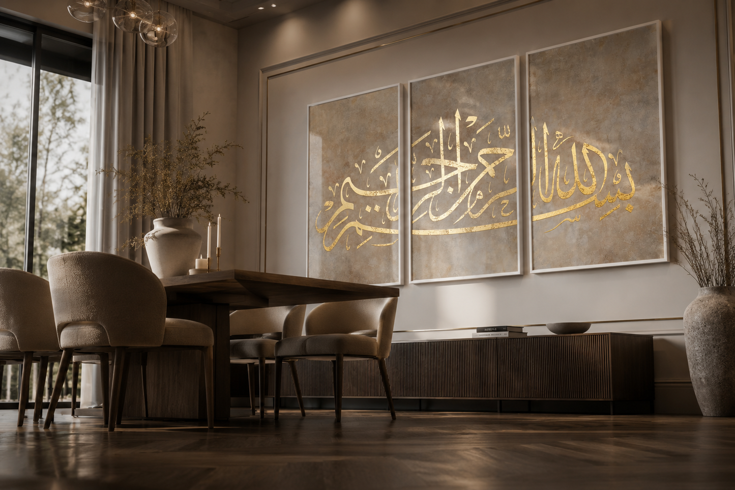 Vintage Basmallah - Gold foil